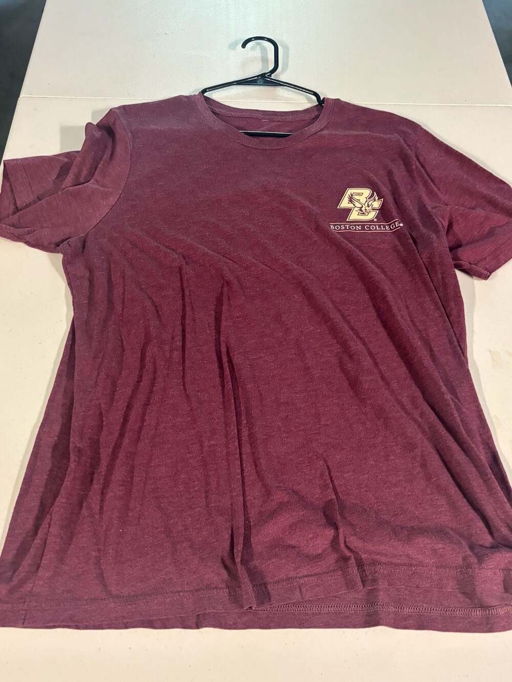Boston College Eagles Maroon Tri-Blend Graphic T-Shirt no tag XL